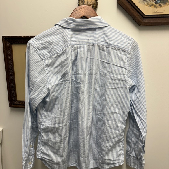 Ralph Lauren striped cotton oxford shirt with a monogrammed pocket - Picture 5 of 5